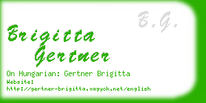 brigitta gertner business card